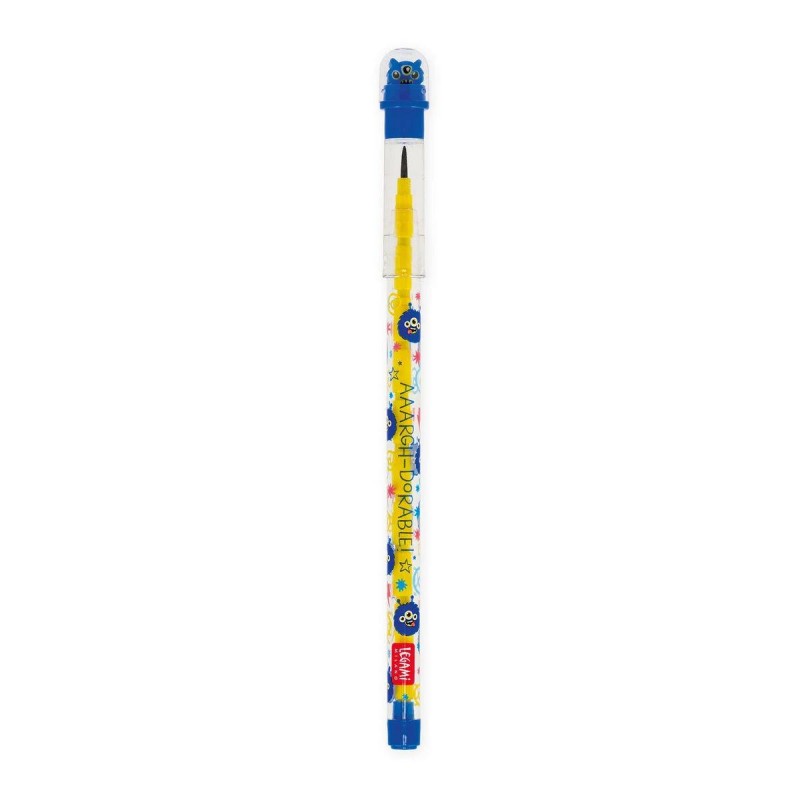 Legami Stackable Pencil with Eraser - Take a Tip Monster