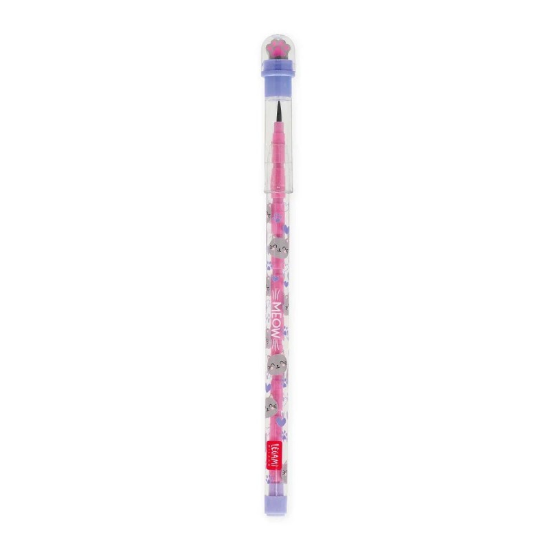 Legami Stackable Pencil with Eraser - Take a Tip Kitty
