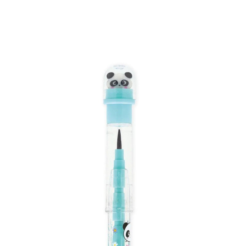 Legami Stackable Pencil with Eraser - Take a Tip Panda