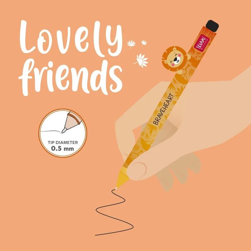 Legami Lovely Friends Gel Στυλό Lion Legami Lovely Friends Gel Στυλό Lion