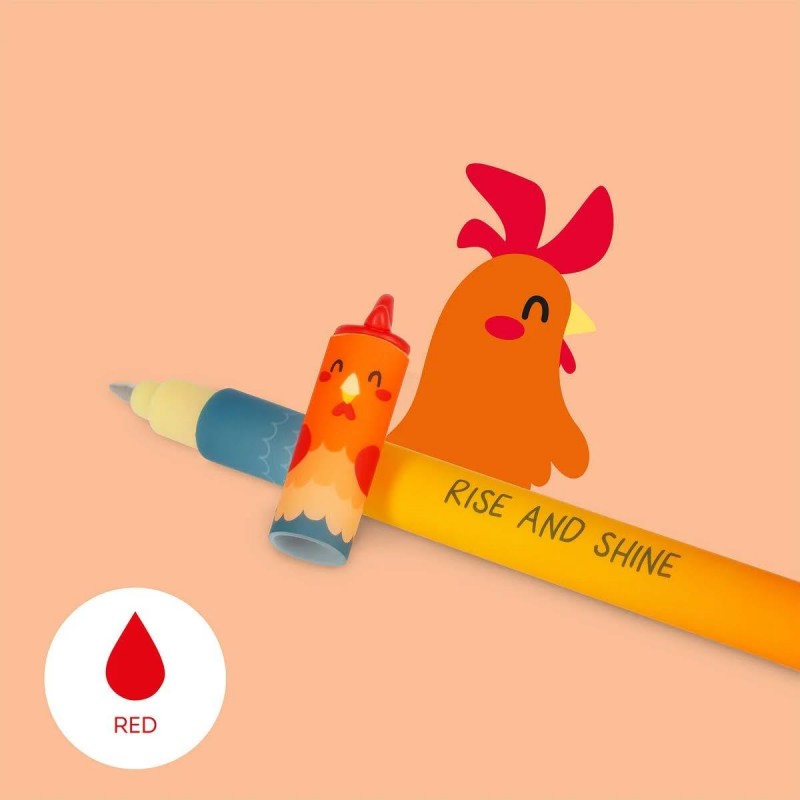 Legami Set of 4 Erasable Gel Pens Farm Sweet Farm Legami Set of 4 Erasable Gel Pens Farm Sweet Farm
