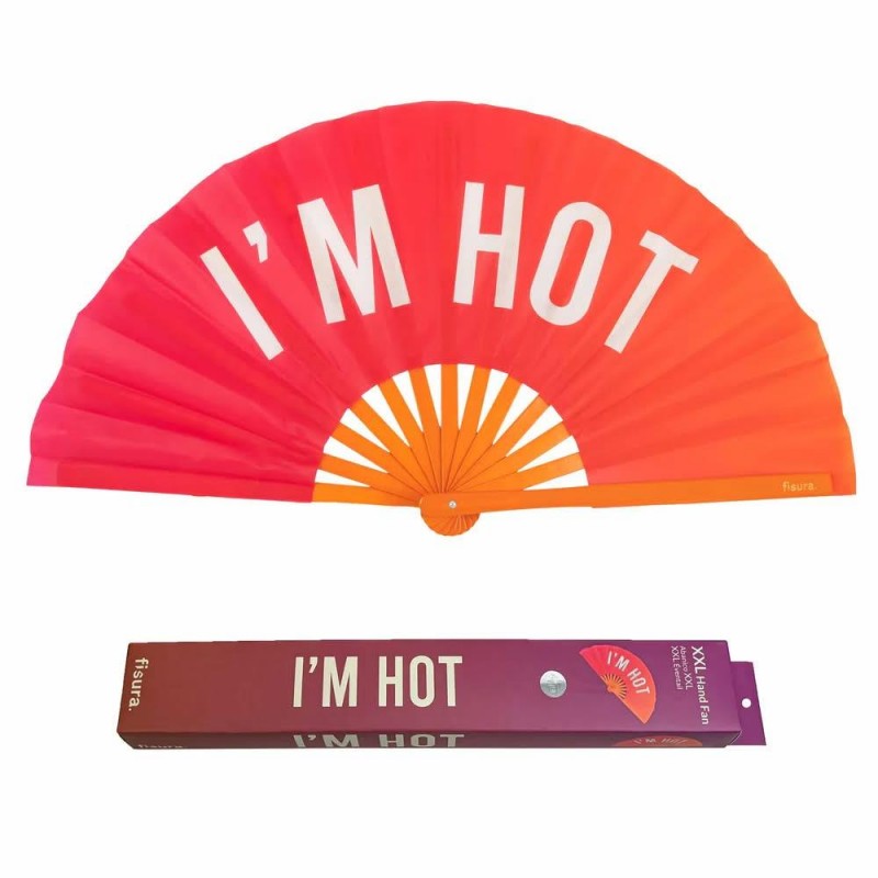 Fisura Βεντάλια XXL IM Hot - Pink Orange Gradient