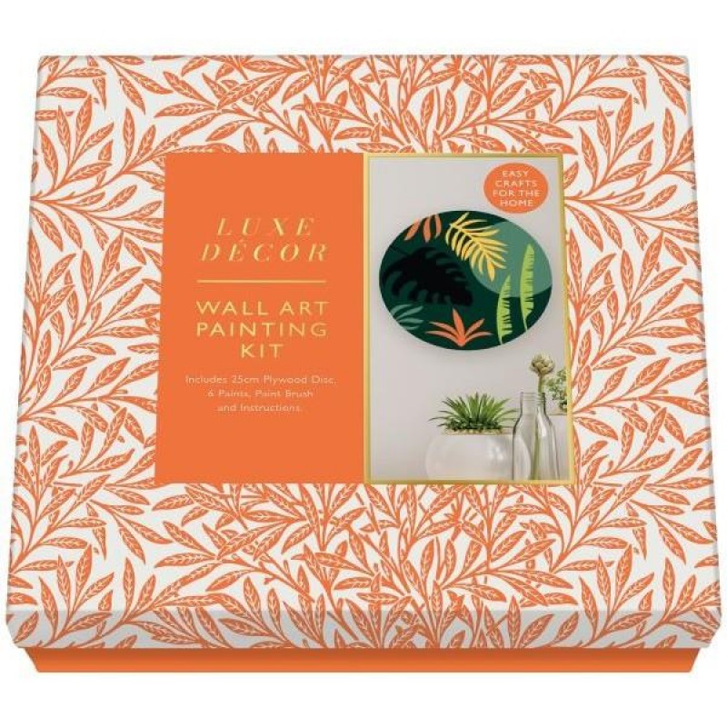 Luxe Decor Paint Wooden Wall Art Tropical In Gift Box