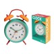 Fisura Retro Alarm Clock Blue Yellow Fisura Retro Alarm Clock Blue Yellow