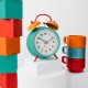 Fisura Retro Alarm Clock Blue Yellow Fisura Retro Alarm Clock Blue Yellow
