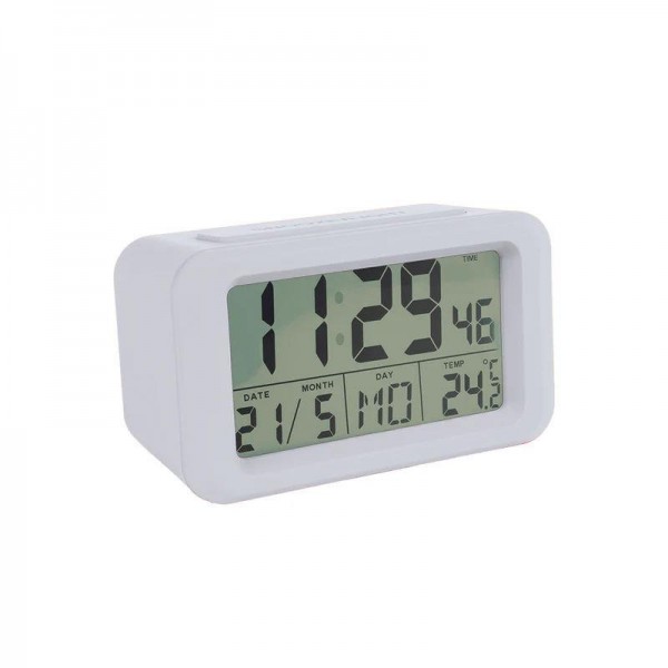 Fisura Digital Alarm Clock Gummy White