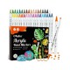 Ohuhu Acrylic Paint Markers Cotton-core Σετ 36 Ακρυλικών Μαρκαδόρων  Fine / Dot