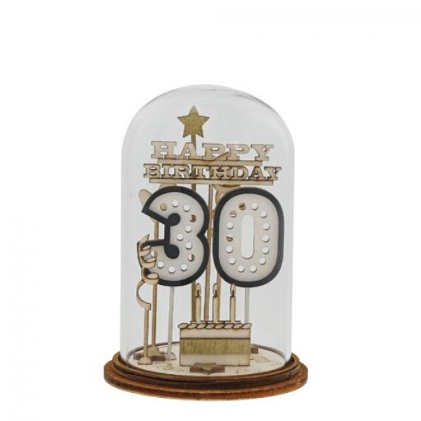 Kloche Διακοσμητικό Happy 30th Birthday 8.5cm Kloche Διακοσμητικό Happy 30th Birthday 8.5cm