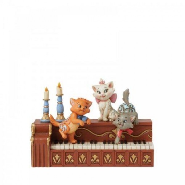 Φιγούρα Disney Paws at Play (Aristocat Kittens on Piano Figurine) 12,5 cm