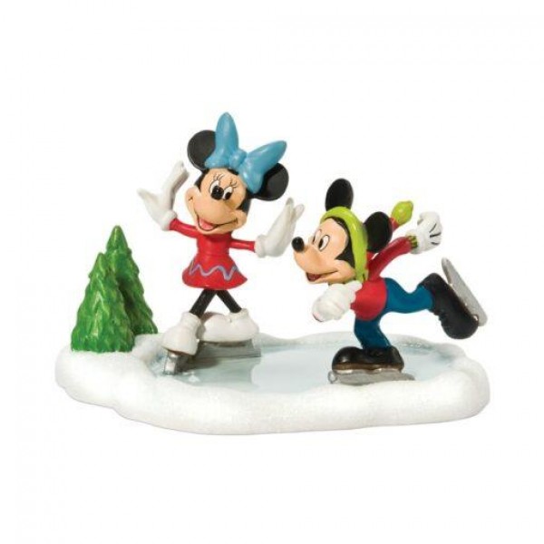Φιγούρα Disney Mickey and Minnie Ice Skating 6,5 cm