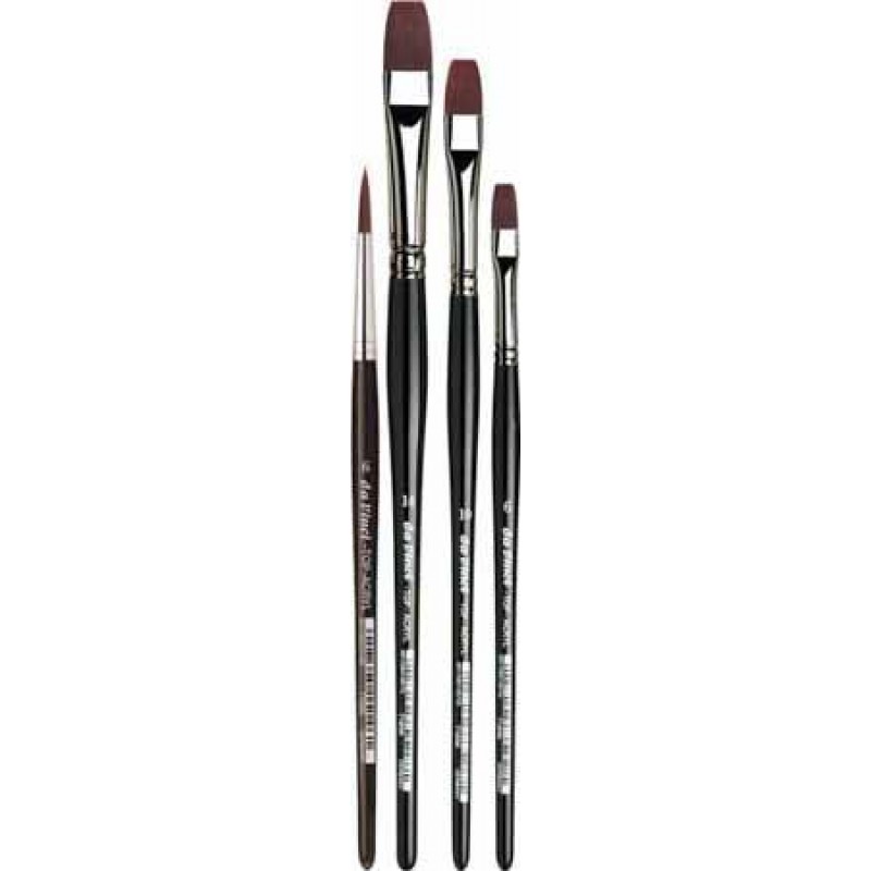 Da Vinci Σετ 4 Συνθετικά Πινέλα Top-Acryl