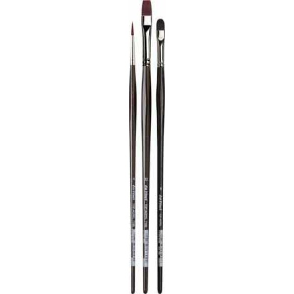 Da Vinci Σετ 3 Συνθετικά Πινέλα Top-Acryl