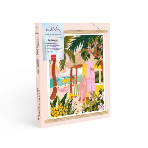 Petit Diamond Ζωγραφική με Διαμάντια Surfboards από την Julia Cornelius