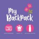 Legami Σακίδιο Πλάτης My Backpack - Flowers Legami Σακίδιο Πλάτης My Backpack - Flowers