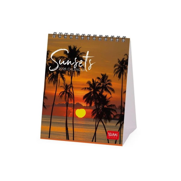 Legami 2026 Desk Calendar - Sunsets - 12x14,5cm Legami 2026 Desk Calendar - Sunsets - 12x14,5cm