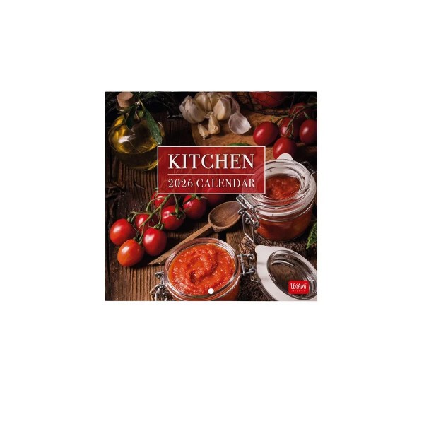 Legami 2026 Wall Calendar - Kitchen - 18x18cm Legami 2026 Wall Calendar - Kitchen - 18x18cm