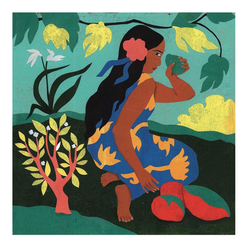 Djeco Inspired by - Ζωγραφική με ακουαρέλα Gauguin - Πολυνησία