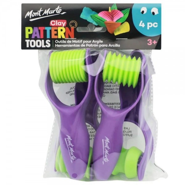 Mont Marte 4 Ρολλά Διαμόρφωσης Πηλού (texture)