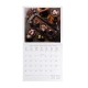 Legami 2026 Wall Calendar - Coffee and Chocolate - 30x29cm