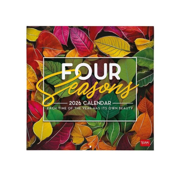 Legami 2026 Wall Calendar - 4 Seasons - 30x29cm Legami 2026 Wall Calendar - 4 Seasons - 30x29cm