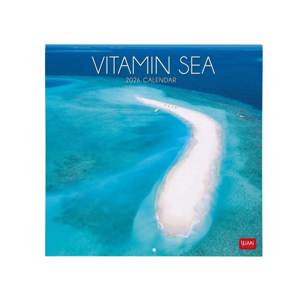 Legami 2026 Wall Calendar - Vitamin Sea - 30x29cm