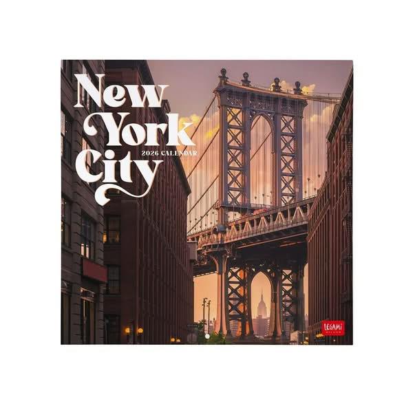 Legami 2026 Wall Calendar - New York - 30x29cm