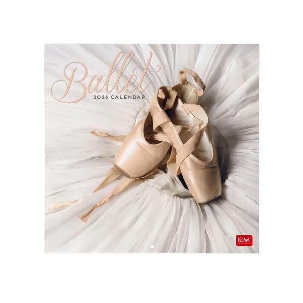 Legami 2026 Wall Calendar - Ballet - 30x29cm