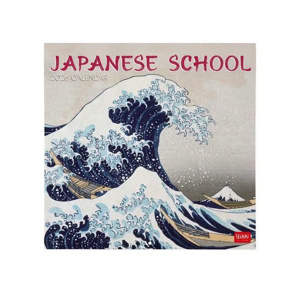 Legami 2026 Wall Calendar - Japanese School - 30x29cm