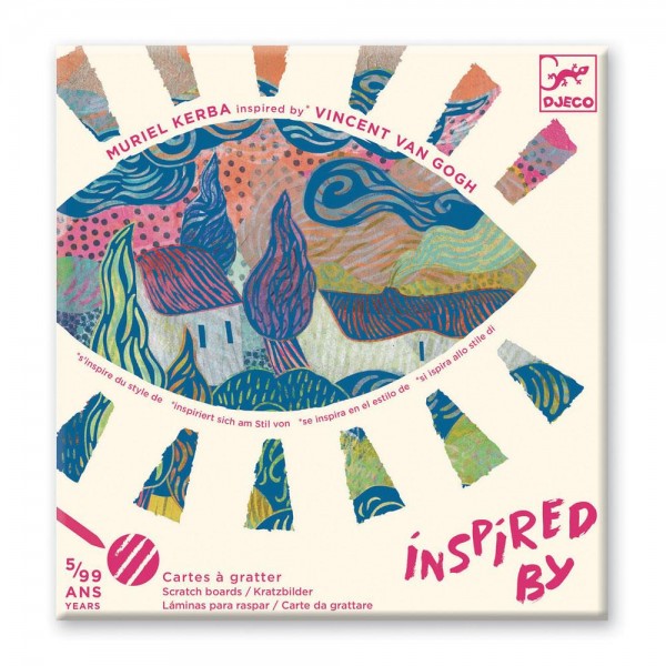 Djeco Inspired by - Δημιουργώ ξύνοντας Van Gogh - Τοπία Djeco Inspired by - Δημιουργώ ξύνοντας Van Gogh - Τοπία