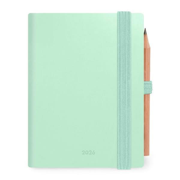 Legami 12-Month Diary - 2026 - Mini 2-Day Diary - Pastel Mint
