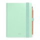Legami 12-Month Diary - 2026 - Mini 2-Day Diary - Pastel Mint