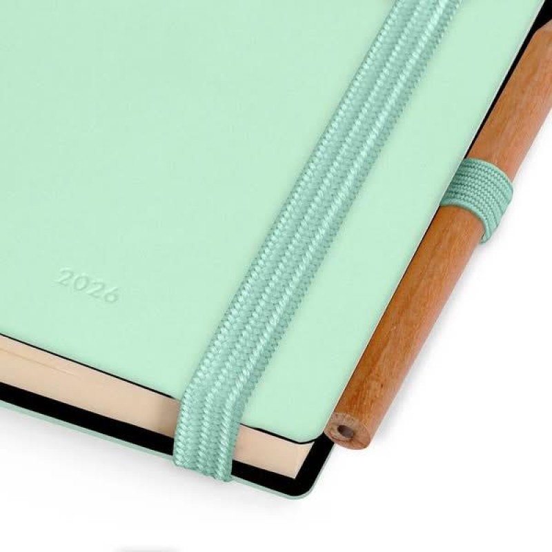 Legami 12-Month Diary - 2026 - Mini 2-Day Diary - Pastel Mint