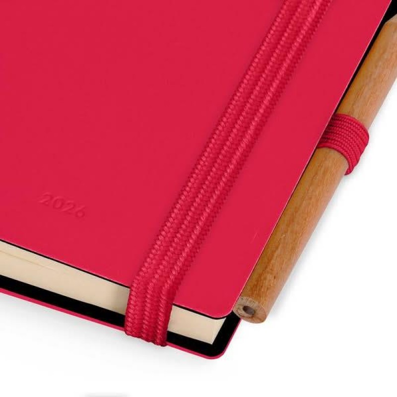 Legami 12-Month Diary - 2026 - Mini 2-Day Diary - Cherry Bomb