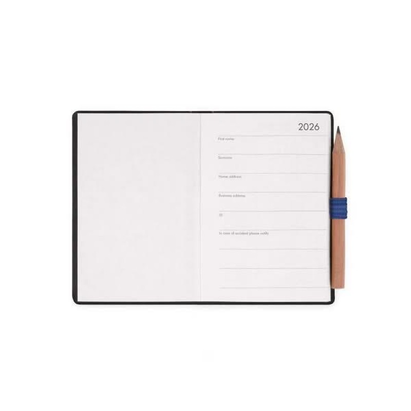 Legami 12-Month Diary - 2026 - Mini 2-Day Diary - Future Dusk