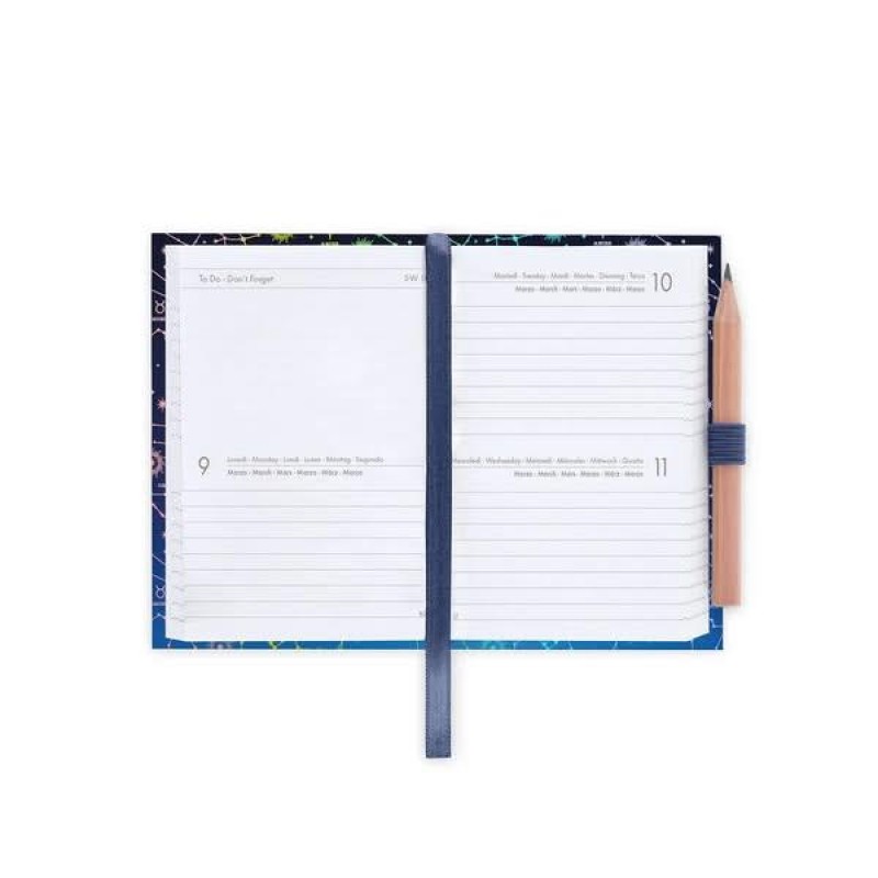 Legami 12-Month Diary - 2026 - Mini 2-Day Diary - Stars Legami 12-Month Diary - 2026 - Mini 2-Day Diary - Stars