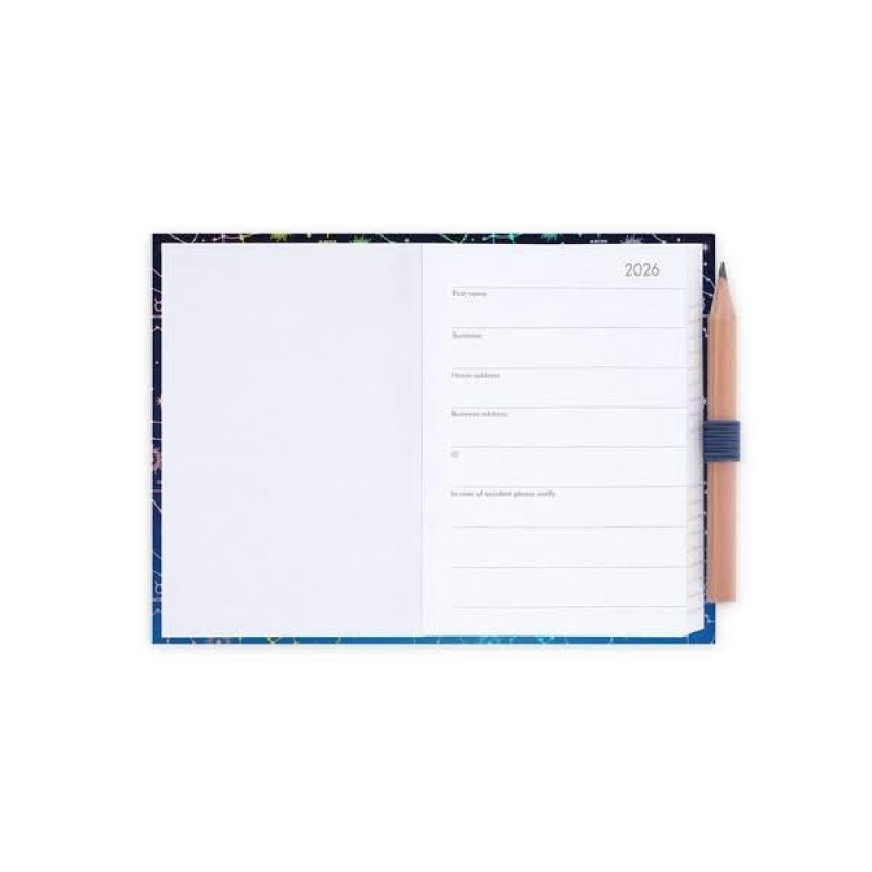 Legami 12-Month Diary - 2026 - Mini 2-Day Diary - Stars Legami 12-Month Diary - 2026 - Mini 2-Day Diary - Stars