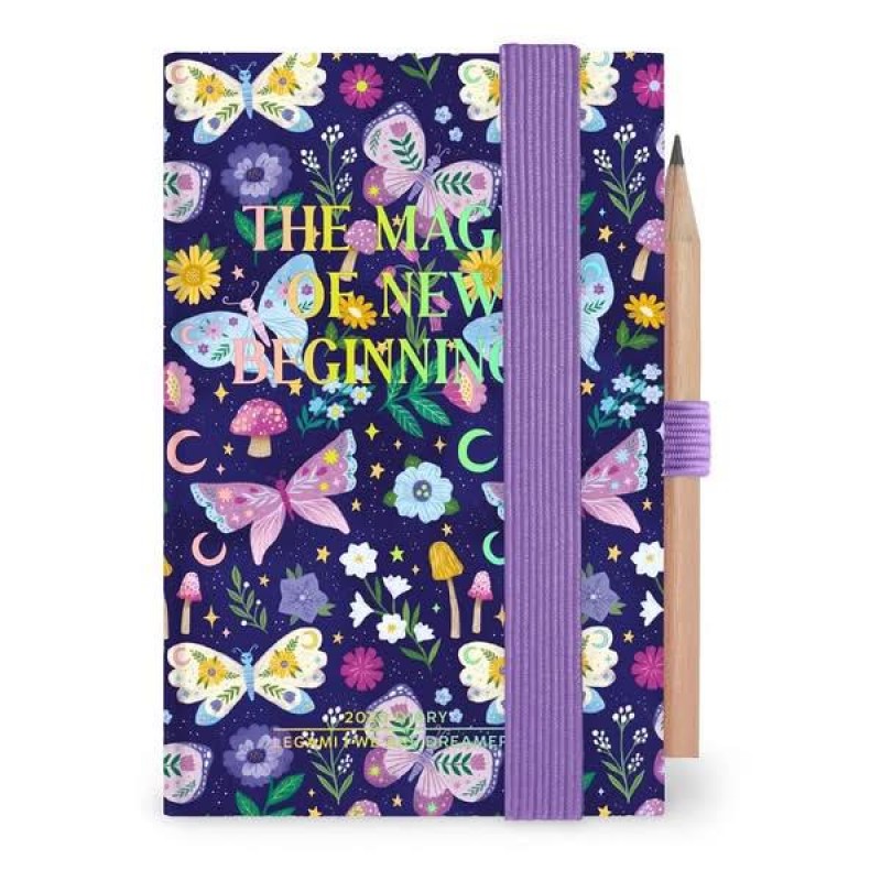 Legami 12-Month Diary - 2026 - Mini 2-Day Diary - Butterfly Legami 12-Month Diary - 2026 - Mini 2-Day Diary - Butterfly