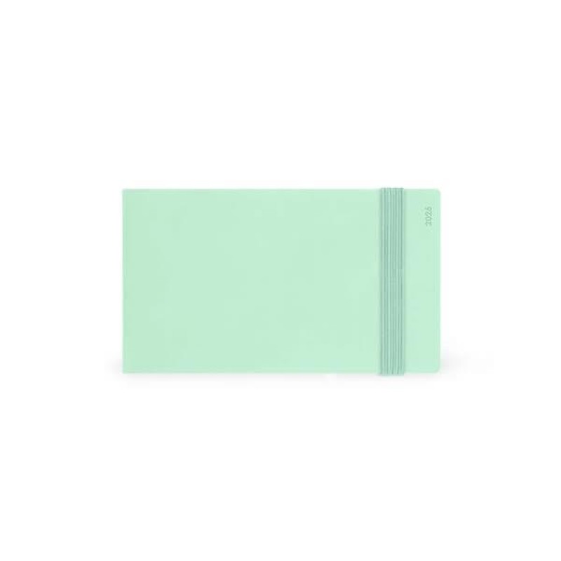 Legami 12-Month Diary - 2026 - Small Weekly Horizontal - Pastel Mint