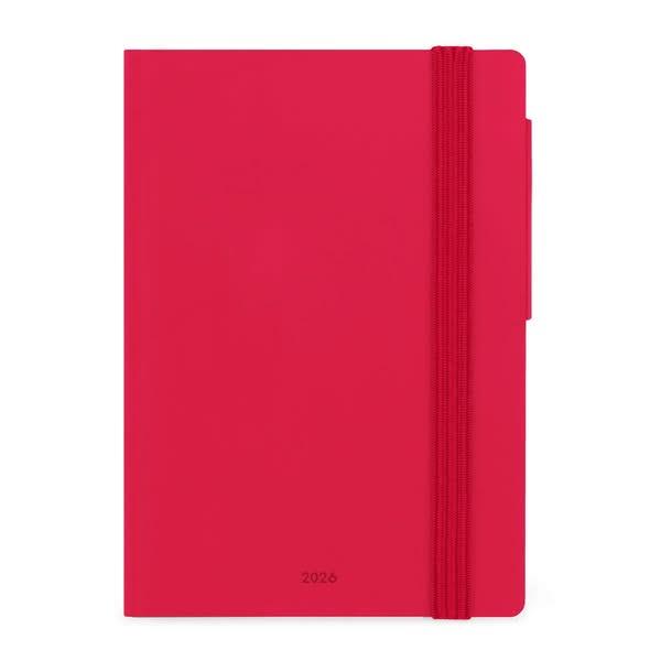 Legami 12-Month Diary - 2026 - Small Daily Diary - Cherry Bomb