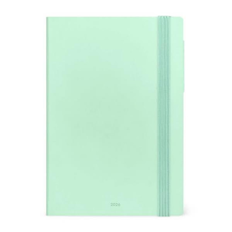 Legami 12-Month Diary - 2026 - Medium Daily Diary - Pastel Mint Legami 12-Month Diary - 2026 - Medium Daily Diary - Pastel Mint