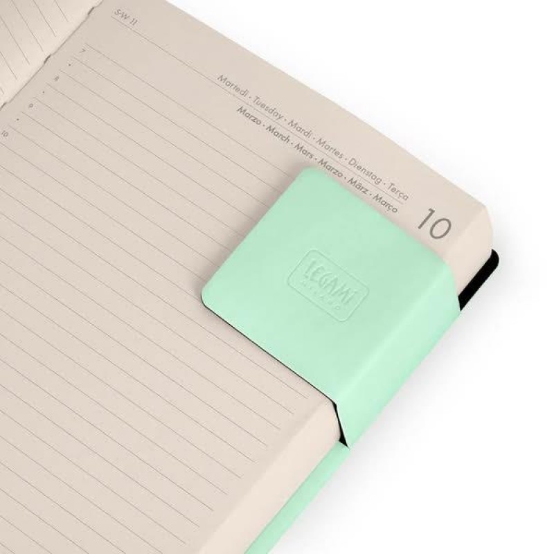 Legami 12-Month Diary - 2026 - Medium Daily Diary - Pastel Mint Legami 12-Month Diary - 2026 - Medium Daily Diary - Pastel Mint