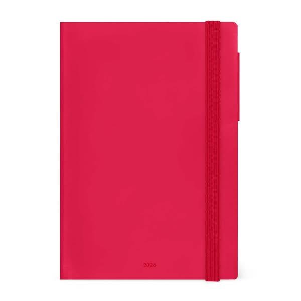 Legami 12-Month Diary - 2026 - Medium Daily Diary - Cherry Bomb