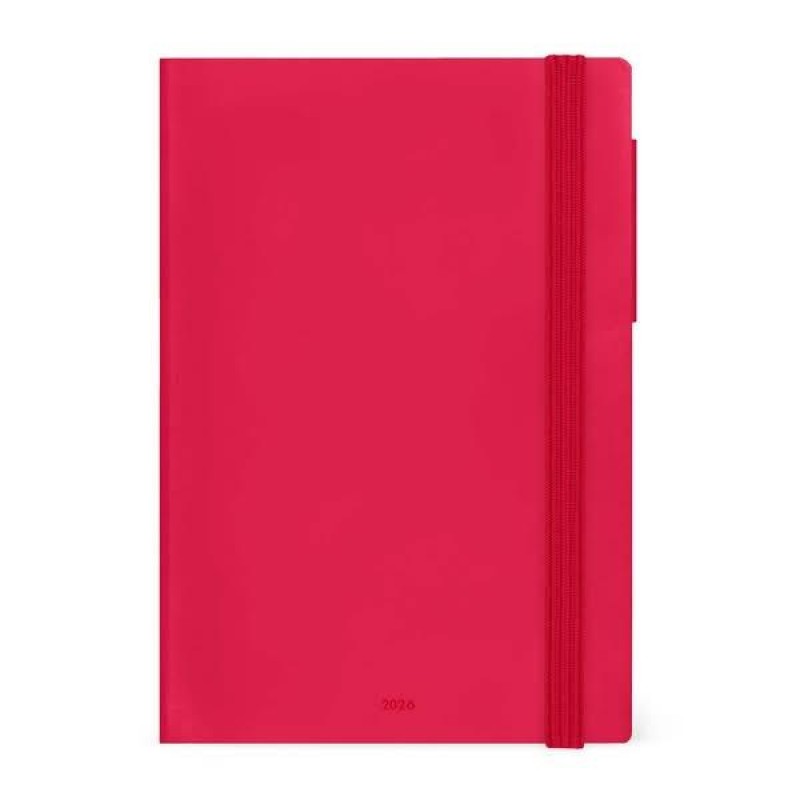 Legami 12-Month Diary - 2026 - Medium Daily Diary - Cherry Bomb