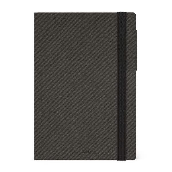 Legami 12-Month Diary - 2026 - Medium Daily Diary - Deep Graphite
