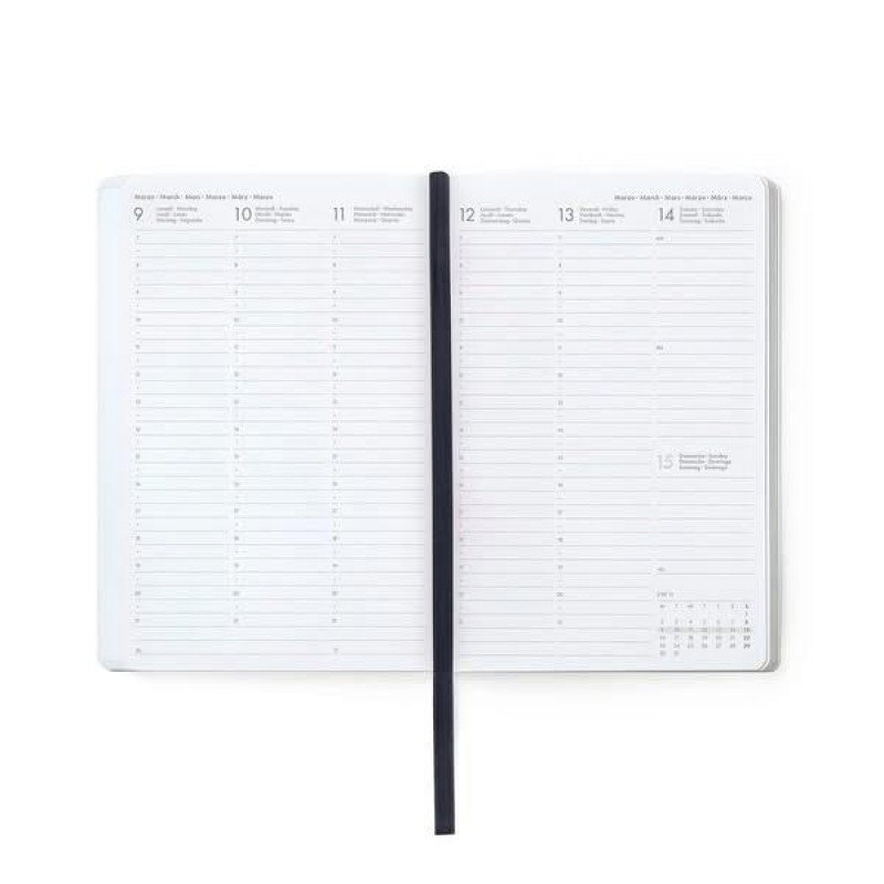 Legami 12-Month Diary - 2026 - Medium Photo Weekly Diary - Moth