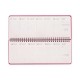 Legami 12-Month Diary - 2026 - Desk Planner - Raspberry
