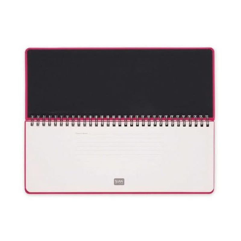 Legami 12-Month Diary - 2026 - Desk Planner - Raspberry
