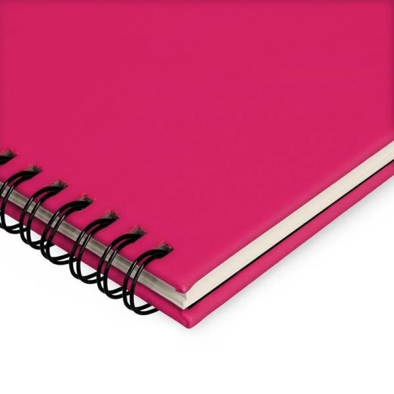 Legami 12-Month Diary - 2026 - Desk Planner - Raspberry