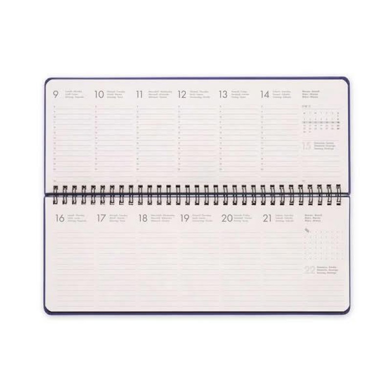 Legami 12-Month Diary - 2026 - Desk Planner - Future Dusk Legami 12-Month Diary - 2026 - Desk Planner - Future Dusk