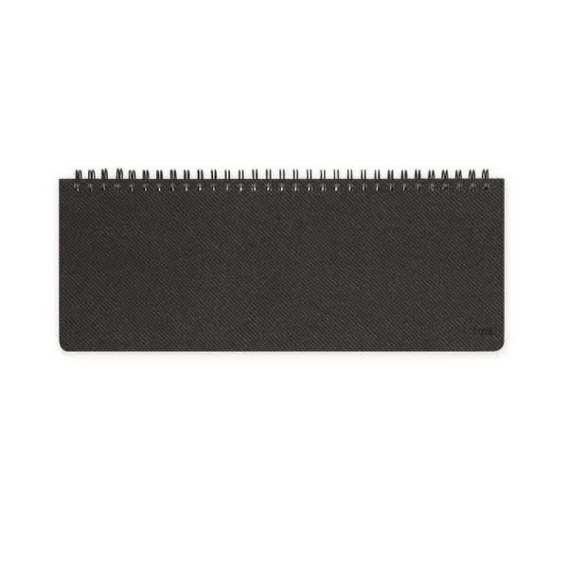 Legami 12-Month Diary - 2026 - Desk Planner - Deep Graphite